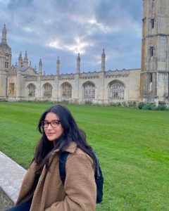 Aadya Singh at Cambridge