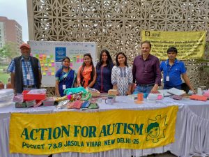 Team OLS, along with AFA and AADI members at the Spring Haat 2022